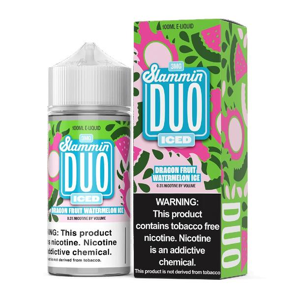 Slammin Duo Series E-Liquid 100mL - Dragonfruit Watermelon Ice