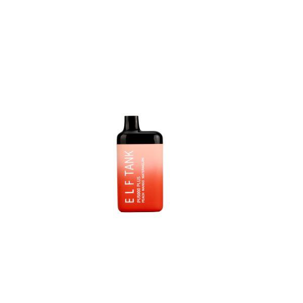 Peach Mango Watermelon 3% Elf Tank PU5000 Plus Disposable 10 Pack Bulk Price!
