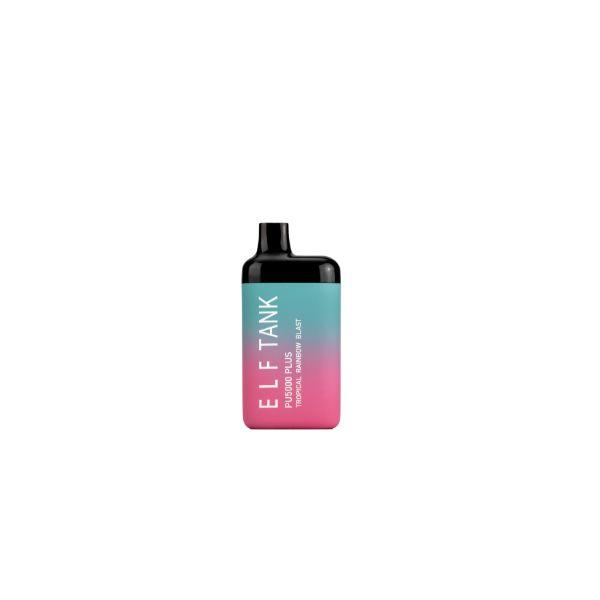 Tropical Blast 3% Elf Tank PU5000 Plus Disposable 10 Pack Bulk Cheap Price!