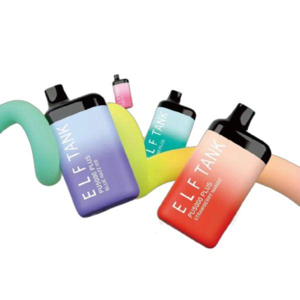 3% Elf Tank PU5000 Plus Disposable 10 Pack Wholesale Best Price!