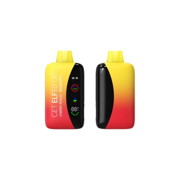 Best Vape Elf VPR 18,000 Puffs Disposable - Cherry Peach