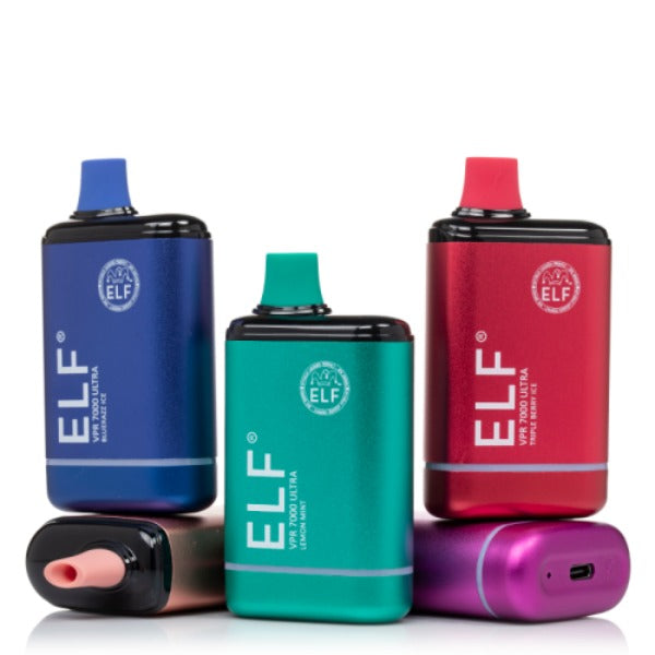 ELF VPR Ultra 7000 Puffs Recharge Disposable Vape 11mL Best Flavors