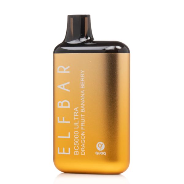 Elf Bar BC5000 Ultra 5000 Puffs Rechargeable Vape Disposable 13mL Best Flavor Dragon Fruit Banana Berry