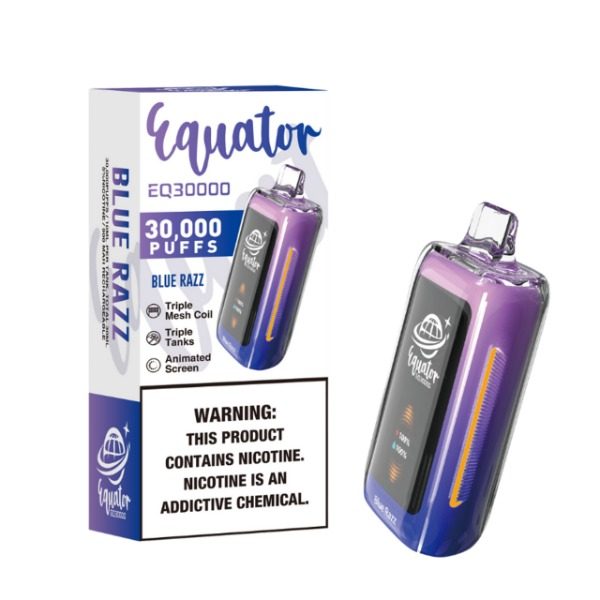 Equator EQ30000 Rechargeable Disposable - Blue Razz