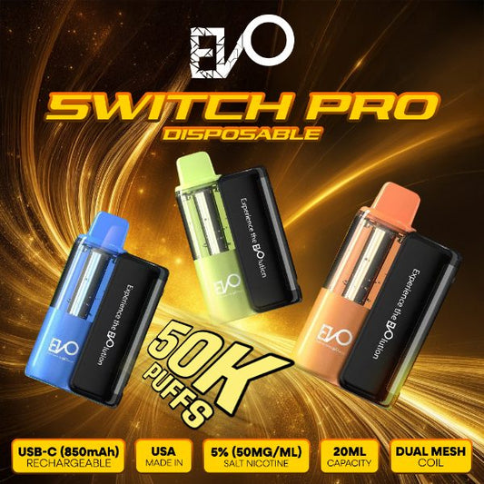 EVO Switch Pro 50K Puffs Disposable Kit