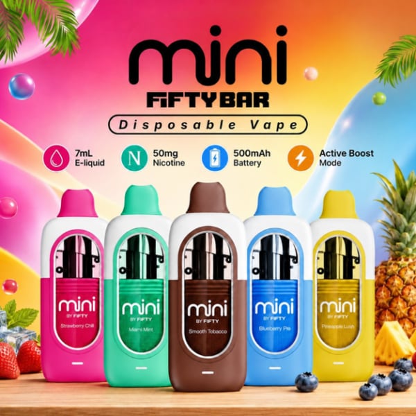 Fifty Bar Mini 6500 Puffs Disposable