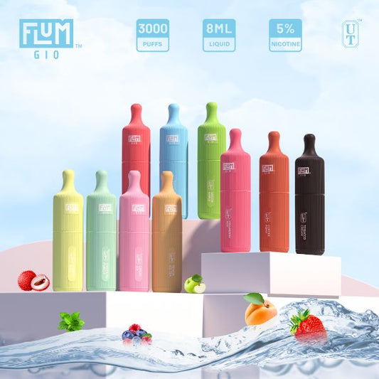 Flum GIO Disposable Vape 10-Pack Best Flavors!