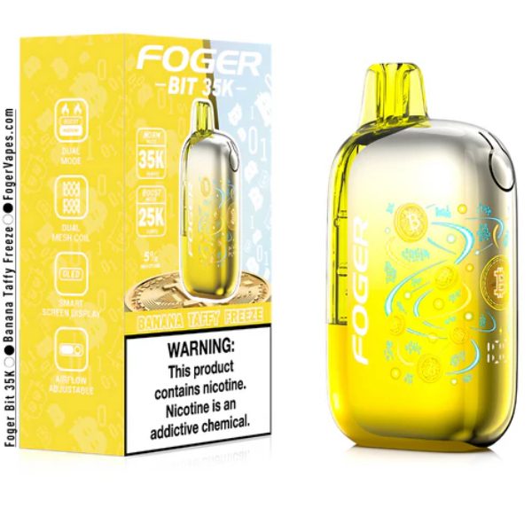 Foger BIT 35,000 Puff Disposable Banana Taffy Freeze