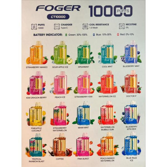 Foger CT10000 Disposable Vape 18mL