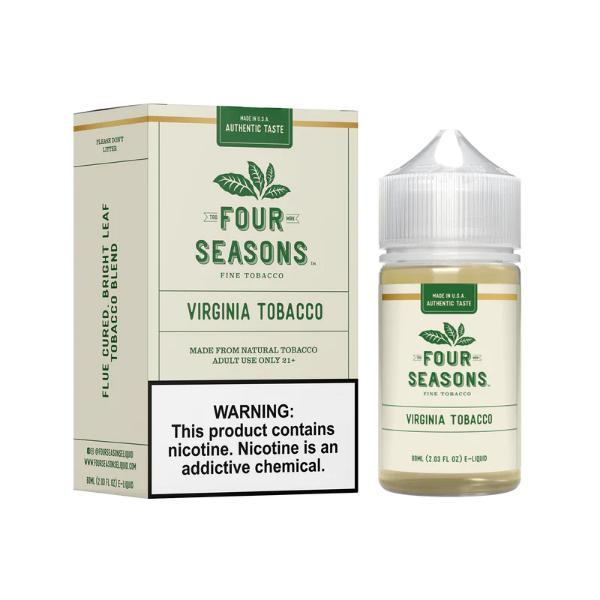 Best Flavor Four Seasons Salt Vape Juice 30mL - Virginia Tobacco