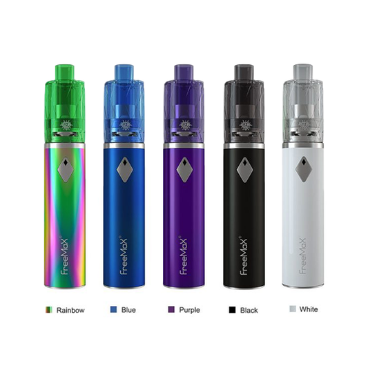 FreeMax Gemm 80w Starter Kit Best Colors Rainbow Blue Purple Black White