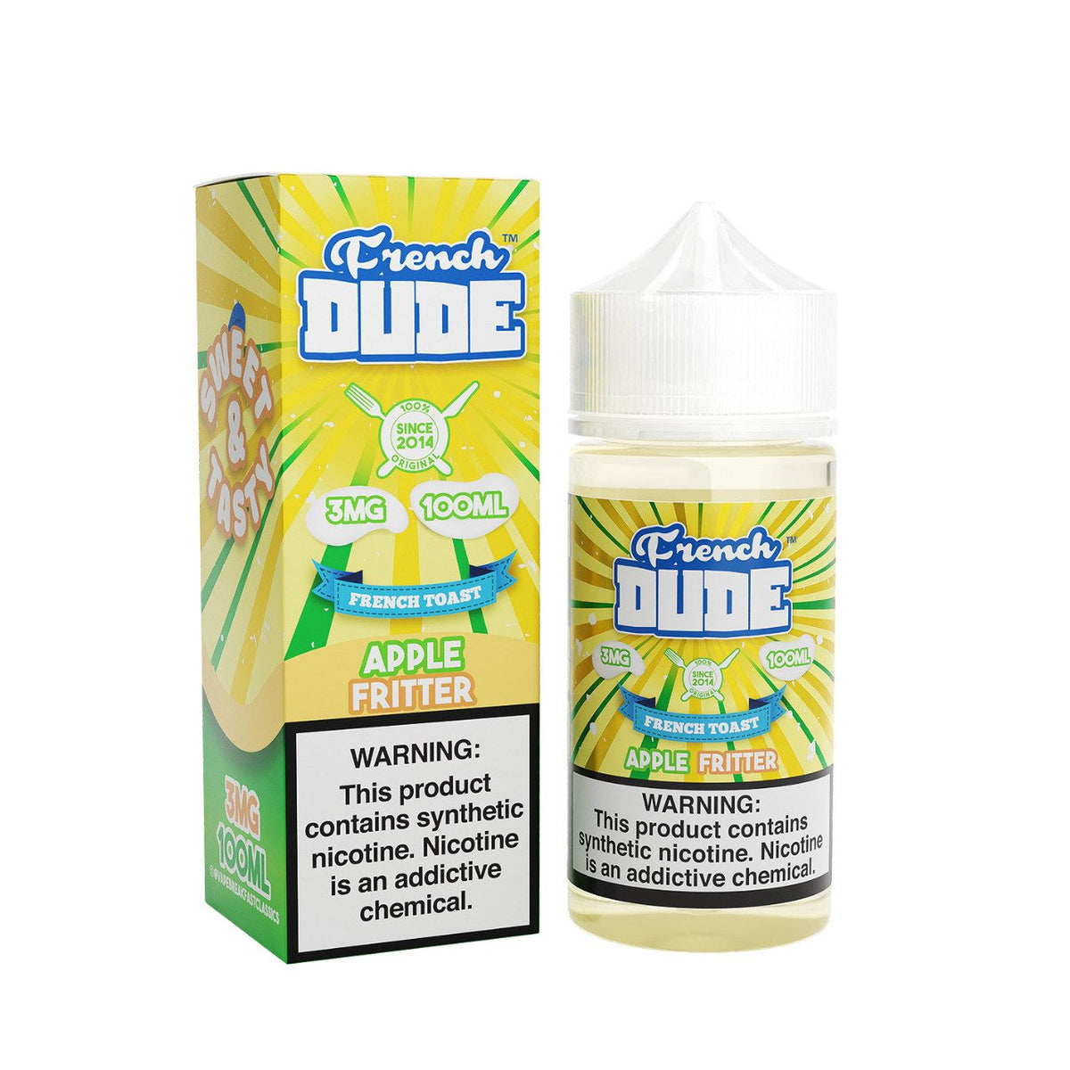 French Dude 100ml vape juice Apple Fritter wholesale price great deal 