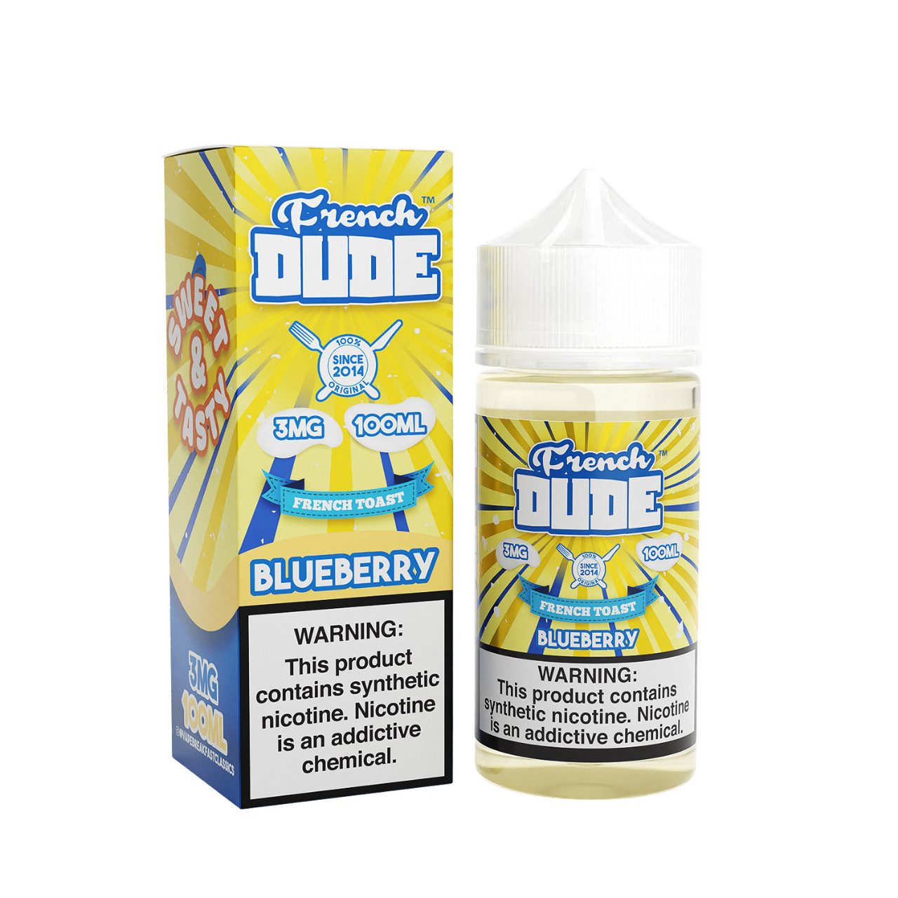 French Dude 100ml vape juice Blueberry wholesale price great deal 