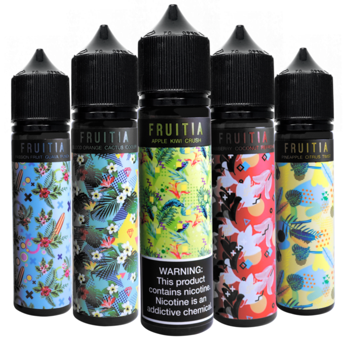 Fruitia E-Liquid 60ML Vape Juice Best Flavors