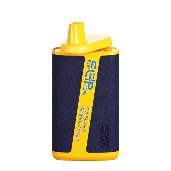 Best Deal HOPO FLIPTIP Ultra 10000 Puffs Disposable Vape 18mL Blue Razz Pom Strawberry Mango