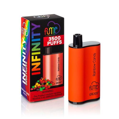 Fume Infinity 3500 Puffs Disposable Vape 5-Pack Best Flavor Rainbow Candy