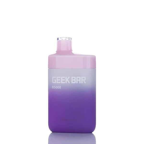 Geek Bar B5000 Puffs Disposable  Vape 10-Pack Best Flavor Grape Ice