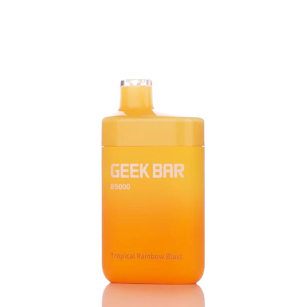 Geek Bar B5000 Puffs Disposable Vape 10-Pack Best Flavor Tropical Rainbow Blast