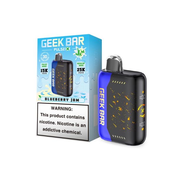 Geek Bar Pulse X Jam Edition 25,000 Puffs Blueberry Jam