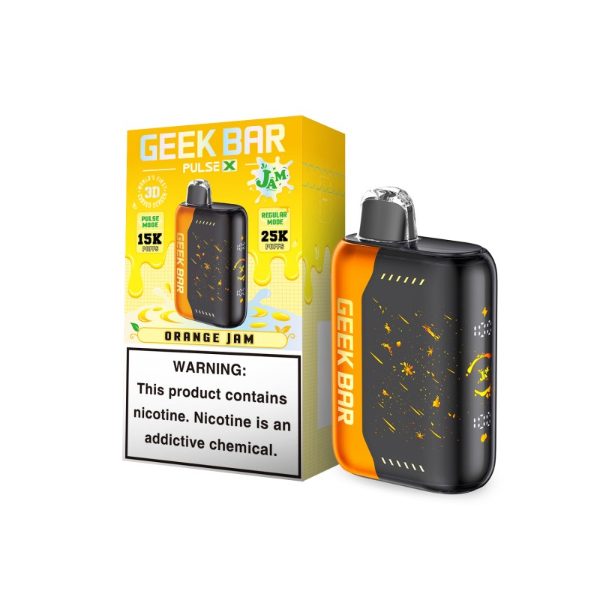 Geek Bar Pulse X Jam Edition 25,000 Puffs Orange Jam