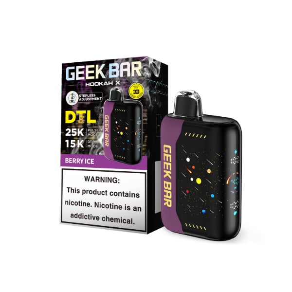 Geek Bar Hookah X 25,000 Puffs Disposable Berry Ice