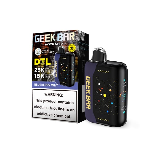 Geek Bar Hookah X 25,000 Puffs Disposable Blueberry Mint