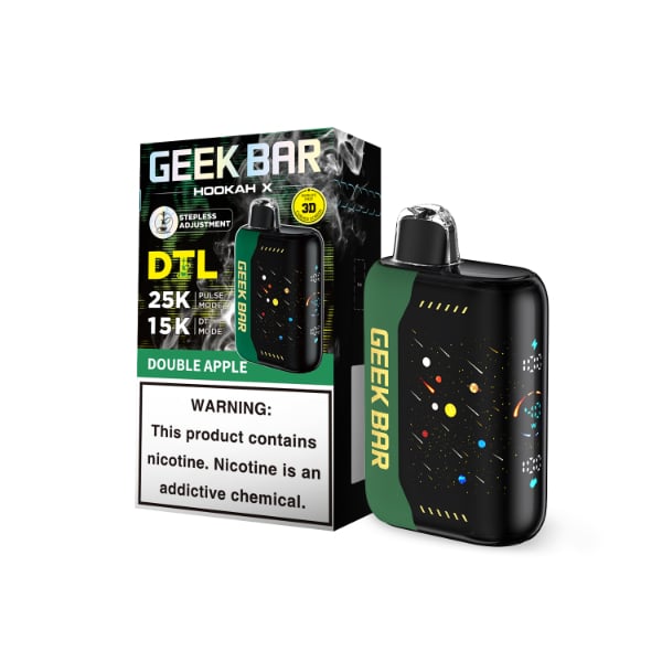Geek Bar Hookah X 25,000 Puffs Disposable Double Apple
