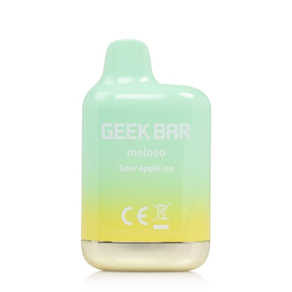 Best Deal Geek Bar Meloso Mini 1500 Puffs Disposable Vape 5mL - Sour Apple Ice