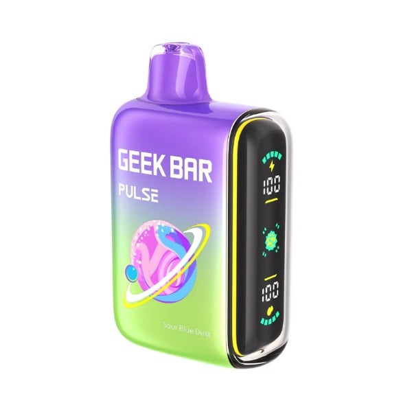 Geek Bar Pulse 15,000 Puffs Disposable Sour Edition - Sour Blue Dust