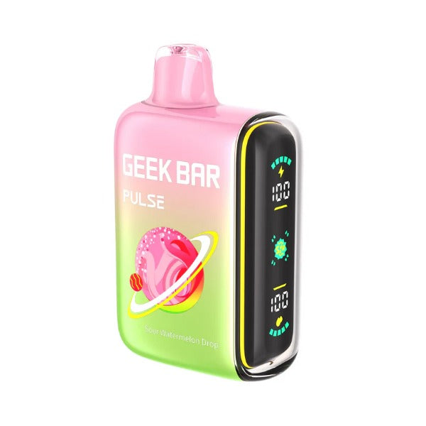 Geek Bar Pulse 15,000 Puffs Disposable Sour Edition - Sour Watermelon Drop