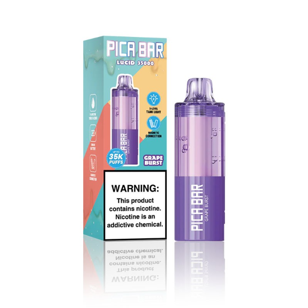 PICA BAR Lucid 35K Disposable POD-Grape Burst