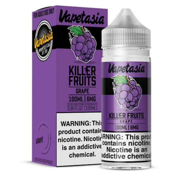 Best Flavor Grape E-Liquid By Vapetasia Killer Fruits NTN