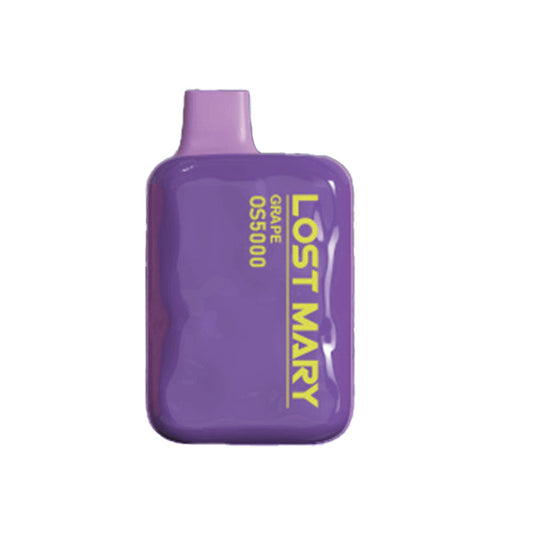 Best Deal Lost Mary OS5000 Rechargeable Vape  Disposable by Elf Bar 13mL Grape