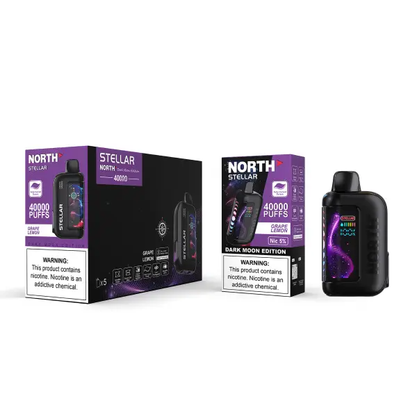 Best Deal North Stellar 40k Puffs Disposable Vape - Grape Lemon