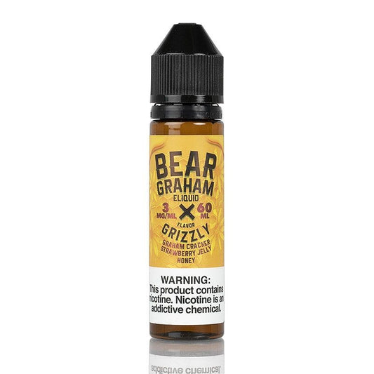 Bear Graham 60ML Vape Juice Best Flavor Grizzly Graham Cracker Strawberry Jelly Honey