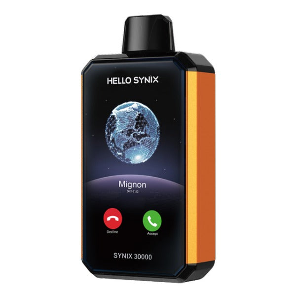 Hello Synix 30000 Puffs Smart Phone Disposable - Peach Mango Watermelon