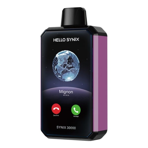 Hello Synix 30000 Puffs Smart Phone Disposable - Strawberry Ice