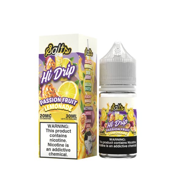 Hi-Drip Salts 30mL Passion Fruit Lemonade