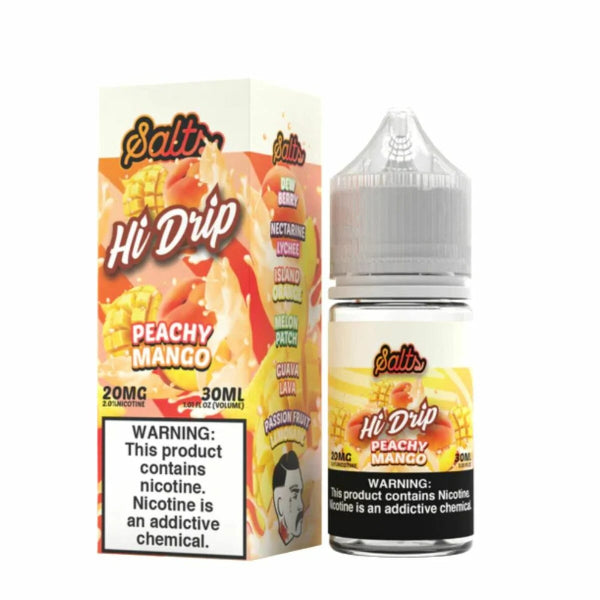 Hi-Drip Salts 30mL Vape Juice Best Flavor Peachy Mango