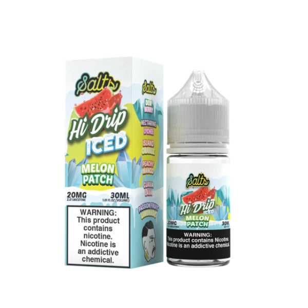 Hi-Drip Salts 30mL Vape Juice Best Flavor Melon Patch Iced