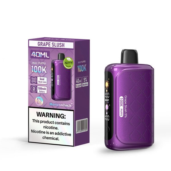 HorizonTech 100K Puffs Single Disposable - Grape Slush