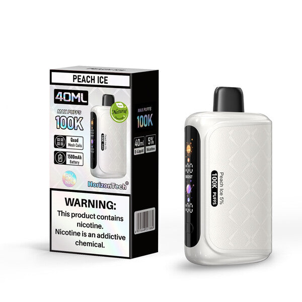 HorizonTech 100K Puffs Single Disposable - Peach Ice