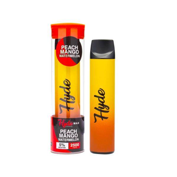 Hyde Curve Max Disposable Vape 8ML Best Flavor Peach Mango Watermelon