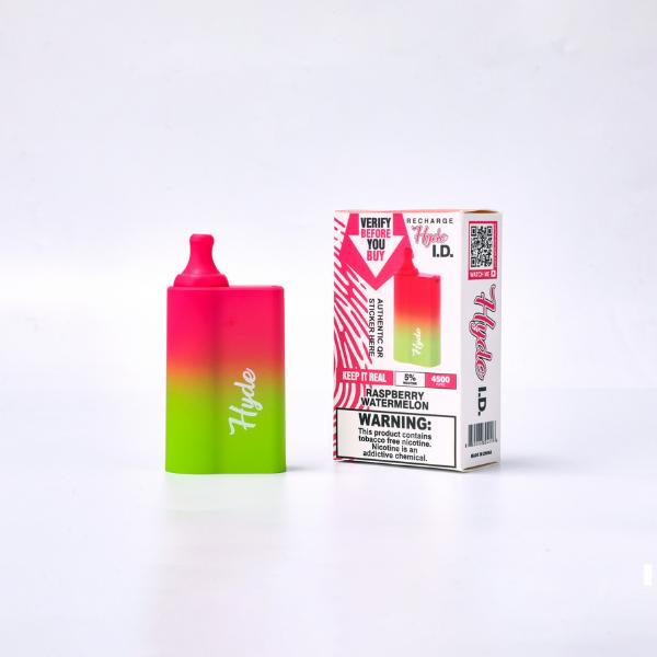 Raspberry Watermelon Hyde I.D. Recharge 4500 Puffs Single Disposable Bulk Deal!