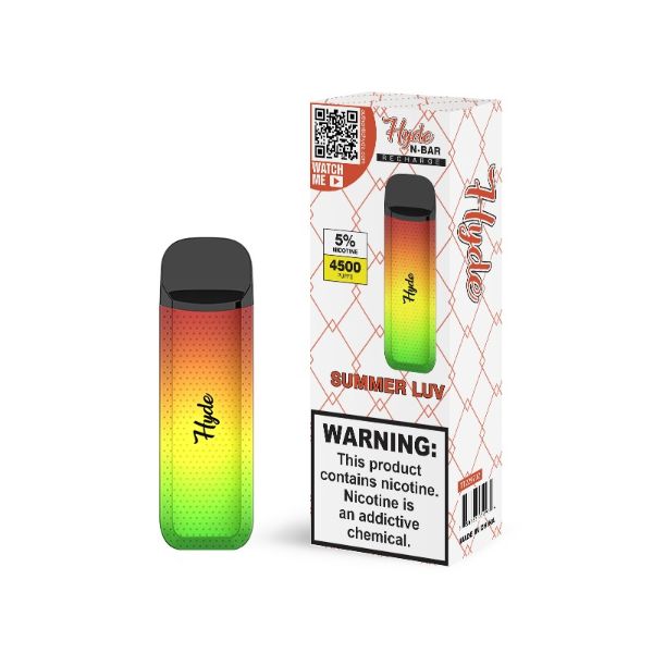 Hyde N-Bar Recharge Disposable Vape 10 Pack Best Flavor Summer Luv