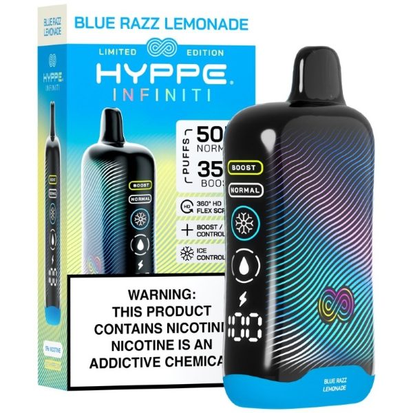Hyppe Infiniti 50,000 Puffs Disposable Blue Razz Lemonade