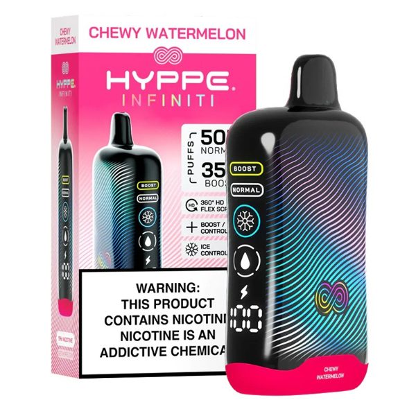 Hyppe Infiniti 50,000 Puffs Disposable Chewy Watermelon