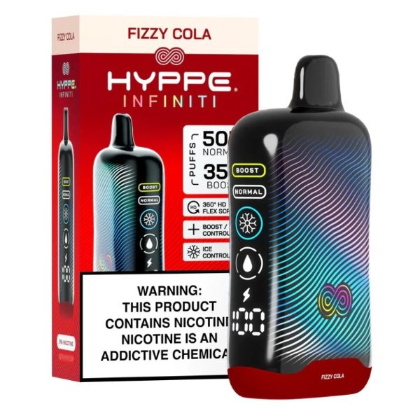 Hyppe Infiniti 50,000 Puffs Disposable Fizzy Cola