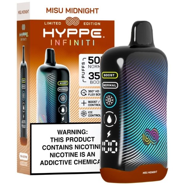 Hyppe Infiniti 50,000 Puffs Disposable Misu Midnight