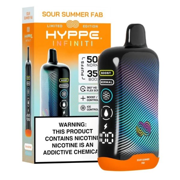 Hyppe Infiniti 50,000 Puffs Disposable Sour Summer Fab